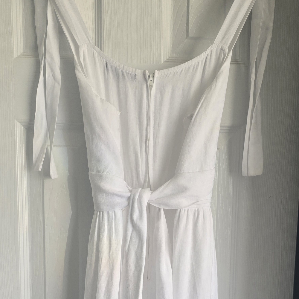 Francesca's Collections Elegant White Maxi Dress